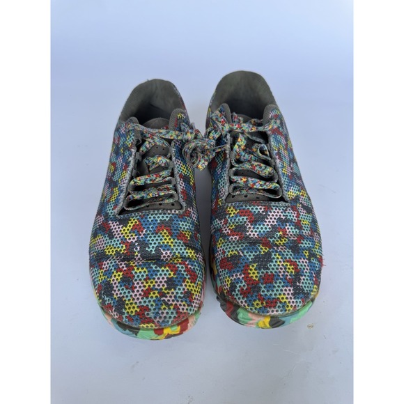Nobull Wild Impact Shoes Womens 7 Rainbow All Over Pixel Trainer Run - Picture 1 of 7